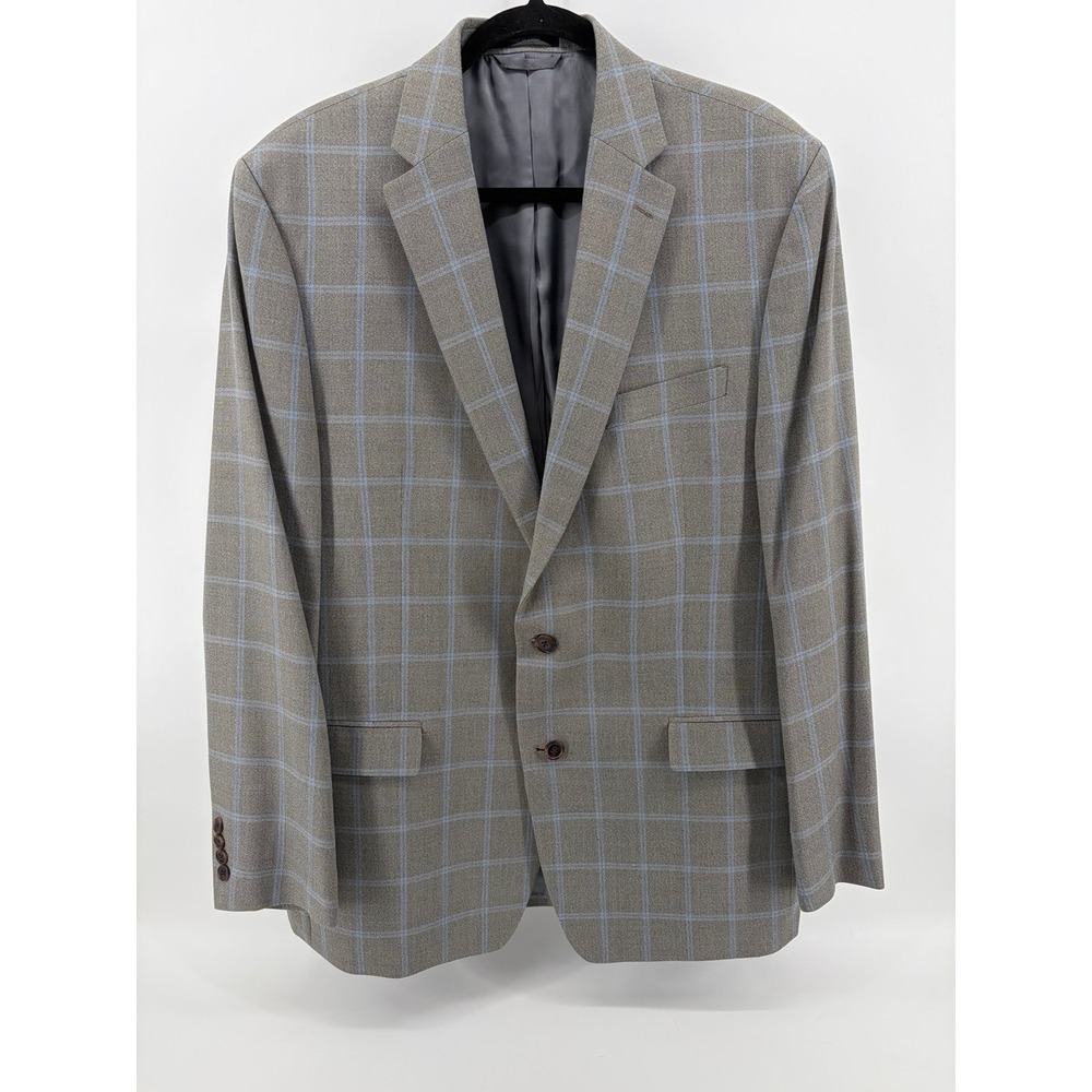 Lauren Ralph Lauren, Plaid Wool/Silk Blend, Sport Coat/Blazer, Men's 44 Long
